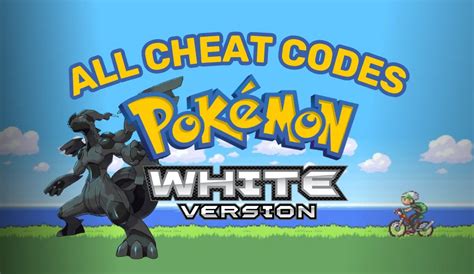 cheats pokemon white ds|pokemon white ds cheat code.